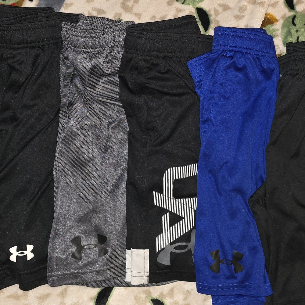 Under Armour Kids Shorts - Black, Gray, Blue